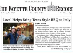 The Fayette Country Record Brisket Milano